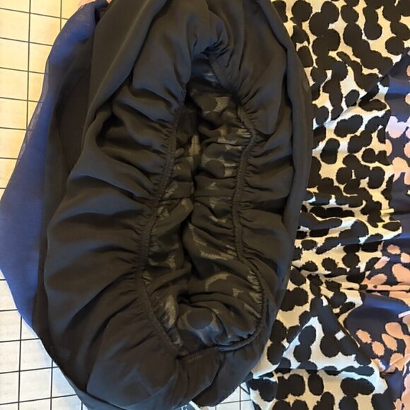 Diane Von Furstenberg DVF Mikino Pleated Neckline Smock Waist Dress - size 4 - Picture 7 of 15